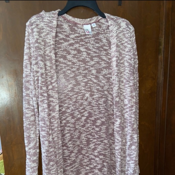 Red/Cream Knit Cardigan - Picture 1 of 4